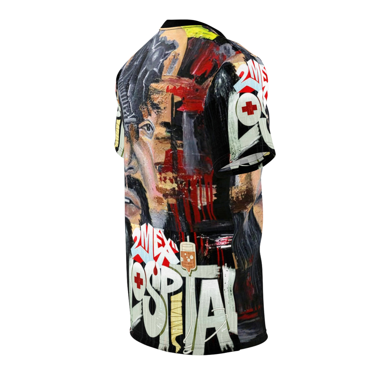 Official 2mex Lospital Unisex Cut & Sew Tee (AOP)