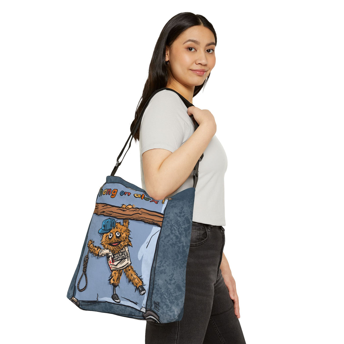 Hang on Alex official 2mex Adjustable Tote Bag (AOP)