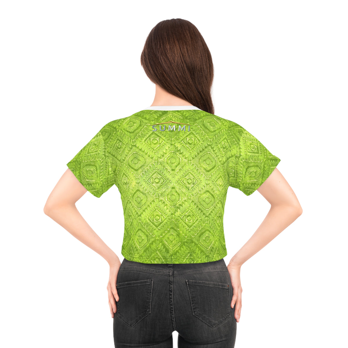 Essential 2Mex Crop Tee — All-Over Print